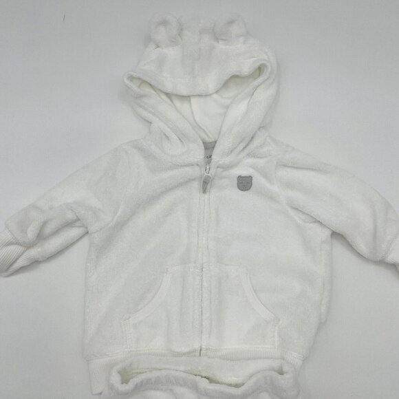 Carters Gender-Neutral Baby 3 Months 2 Piece Terry Pants Set Bear Print 1804 - Picture 3 of 6